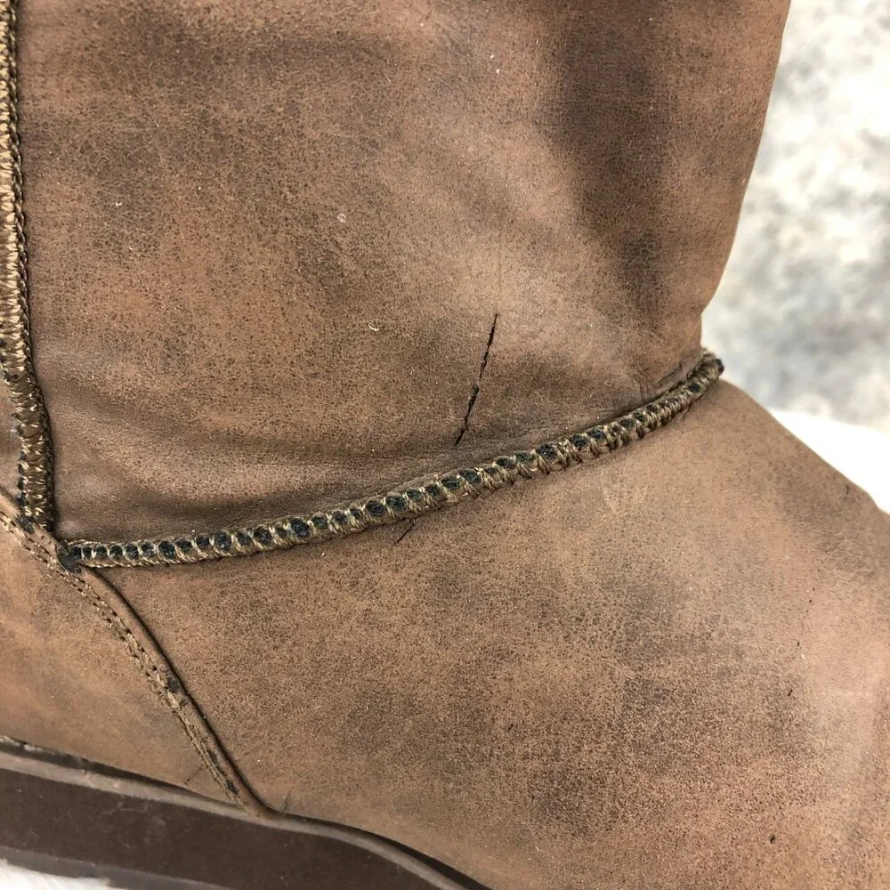 Skechers Women's Size 7 Keepsakes 2.0 Upland Brown Faux Fur Lined Boots 48805TX